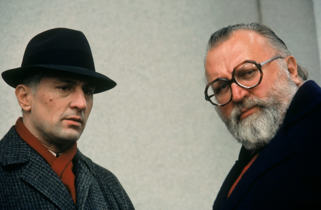 Once Upon a Time in America - Robert De Niro (Noodles) and director Sergio Leone