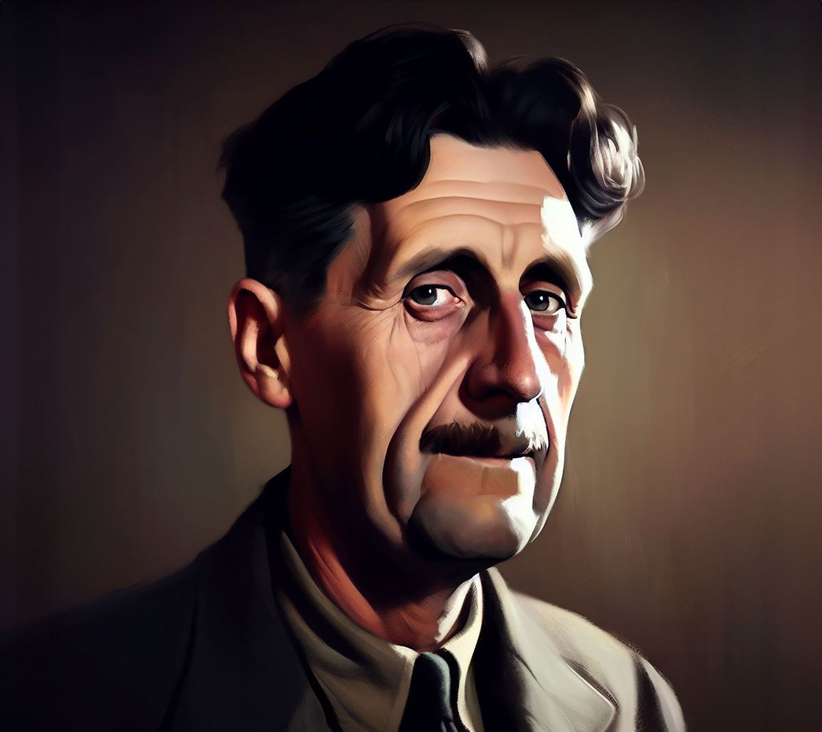 George-Orwell - Illustration by Poccioro