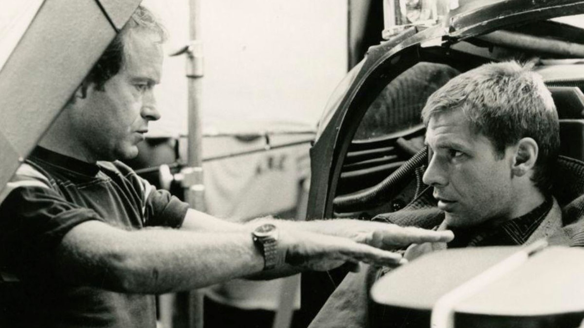 Blade Runner (1982) Ridley Scott and Harrison Ford on set