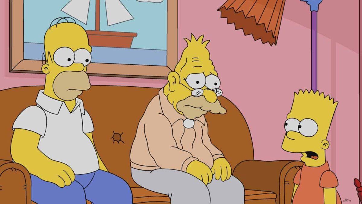 Grandpa and me the simpsons