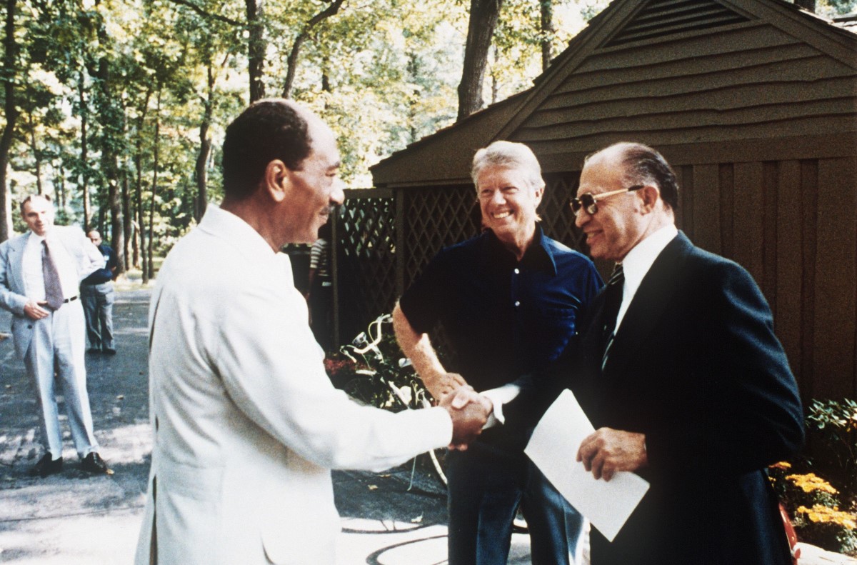 1978: pace di Camp David con Sadat, Begin e Carter