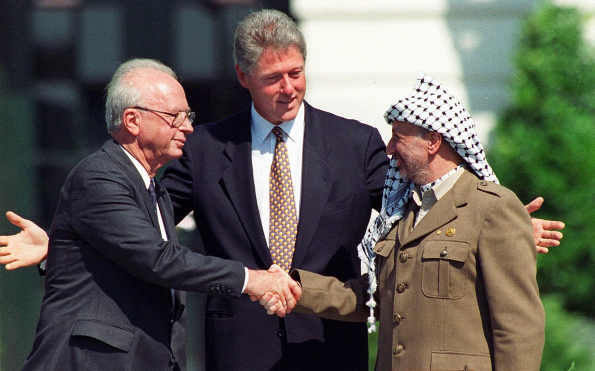 1993: pace dopo Oslo con Rabin, Arafat e Clinton