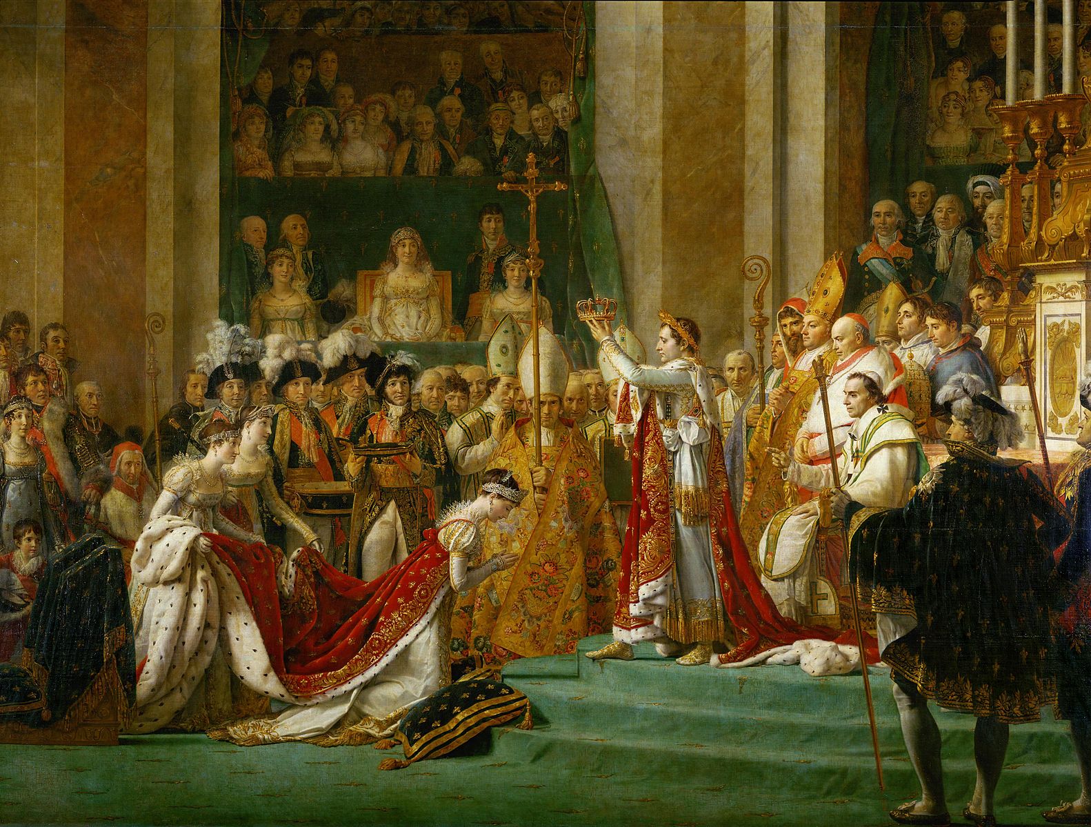 Jacques-Louis David - The Coronation of Napoleon and Josephine