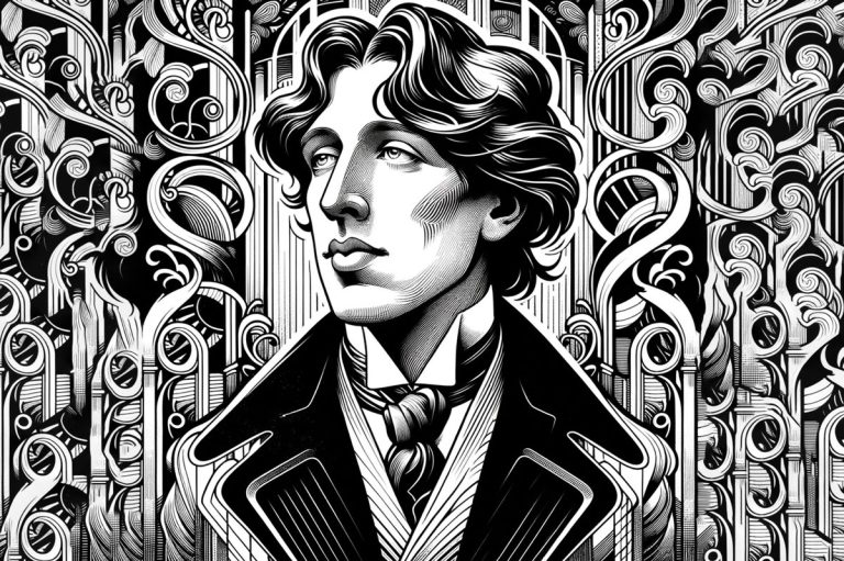 Oscar Wilde - Illustration by Poccioro