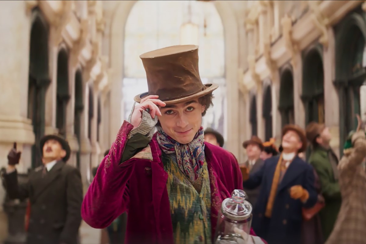 Timothée Chalamet in 2023 film "Wonka"